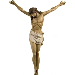 Korpus Pana Jezusa na krzyż z żywicy + napis 165 cm / na zamówienie